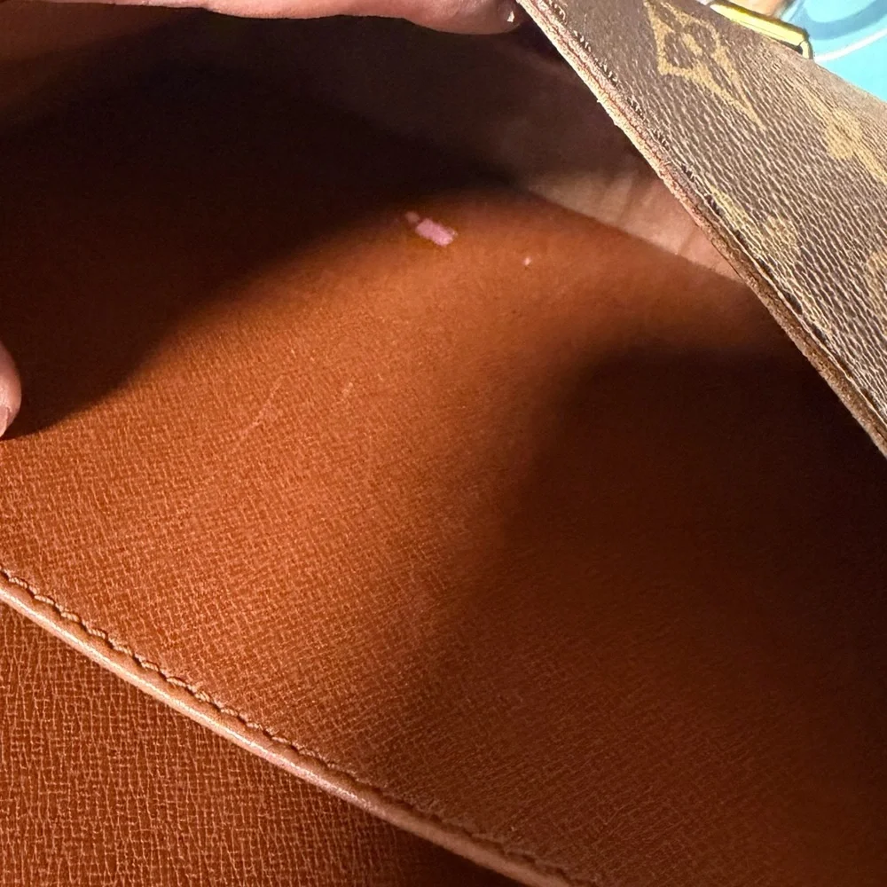 Louis Vuitton Cartouchiere GM Monogram Crossbody Shoulder Bag Vintage - Picture 14 of 16